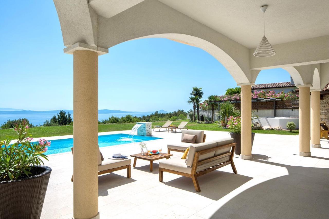 Luxury Panorama Vila With Amazing Seaview In Gondolici 7 Km From Rabac Labin  Luaran gambar